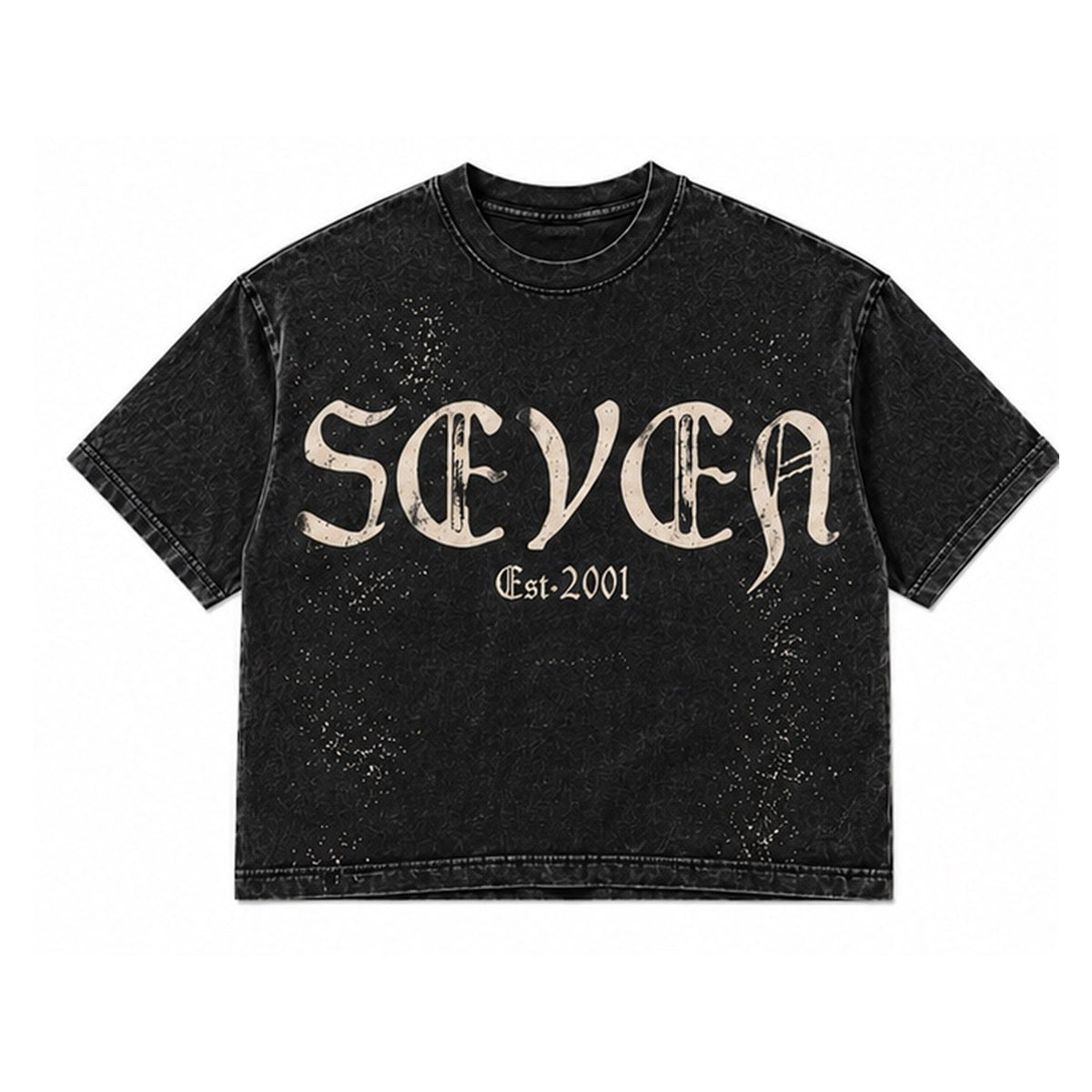 SEVEN Vintage T-Shirt — Black